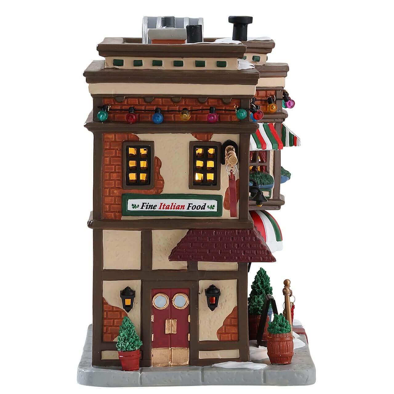 lemax-papa-s-pasta-place-beleuchtetes-italien-restaurant-miniatur image 3