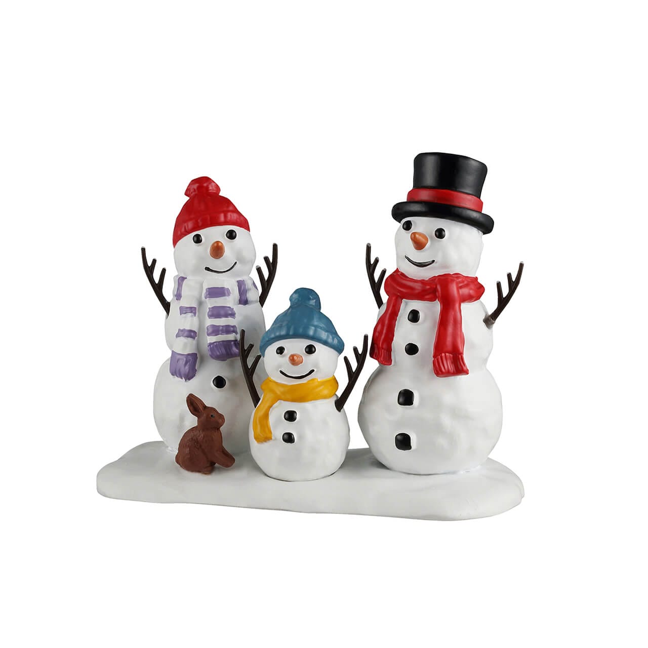 lemax-snowman-family-schneemann-familie-santa-s-wonderland image 1