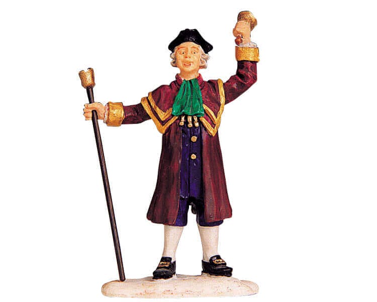 lemax-town-crier-miniaturfigur-f-r-weihnachtsdorf image 1