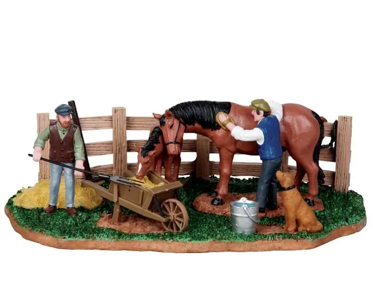lemax-stable-chores-miniaturfigur image 1