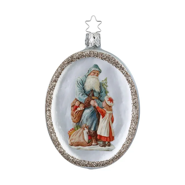 inge-glas-manufaktur-magische-festtage-christbaumschmuck-aus-glas-11-cm-grau image 1