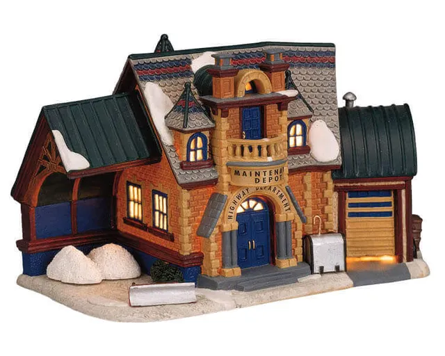 lemax-highway-department-depot-miniaturgeb-ude image 1
