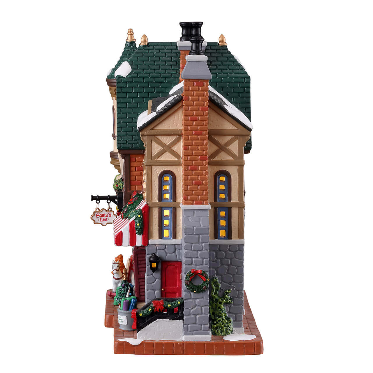 lemax-santa-s-list-toy-shop-caddington-geb-ude image 3