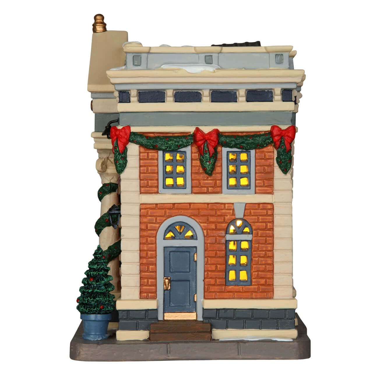 lemax-municipal-bank-beleuchtetes-miniatur-geb-ude image 4