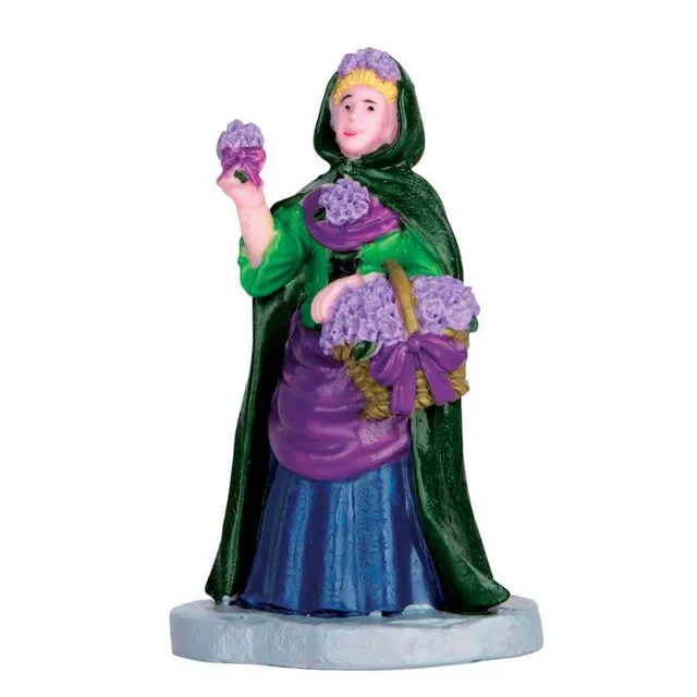 lemax-violet-vendor-miniatur-figur-caddington image 1