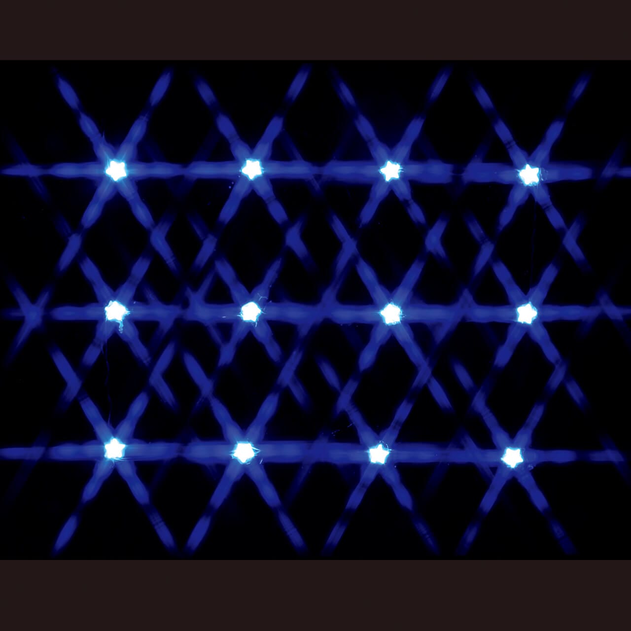 lemax-12-lighted-star-string-blue-lichterkette-157-cm image 1
