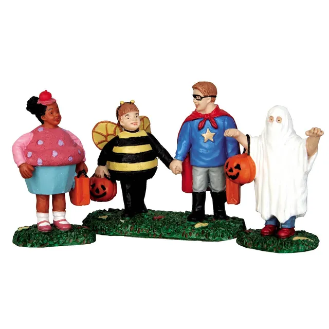 lemax-new-trick-or-treaters-set-of-3-spooky-town-figuren image 1