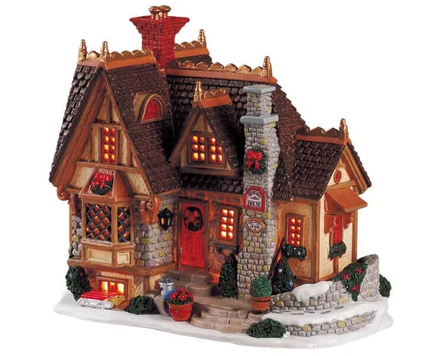 lemax-howard-house-beleuchtetes-miniaturhaus image 1