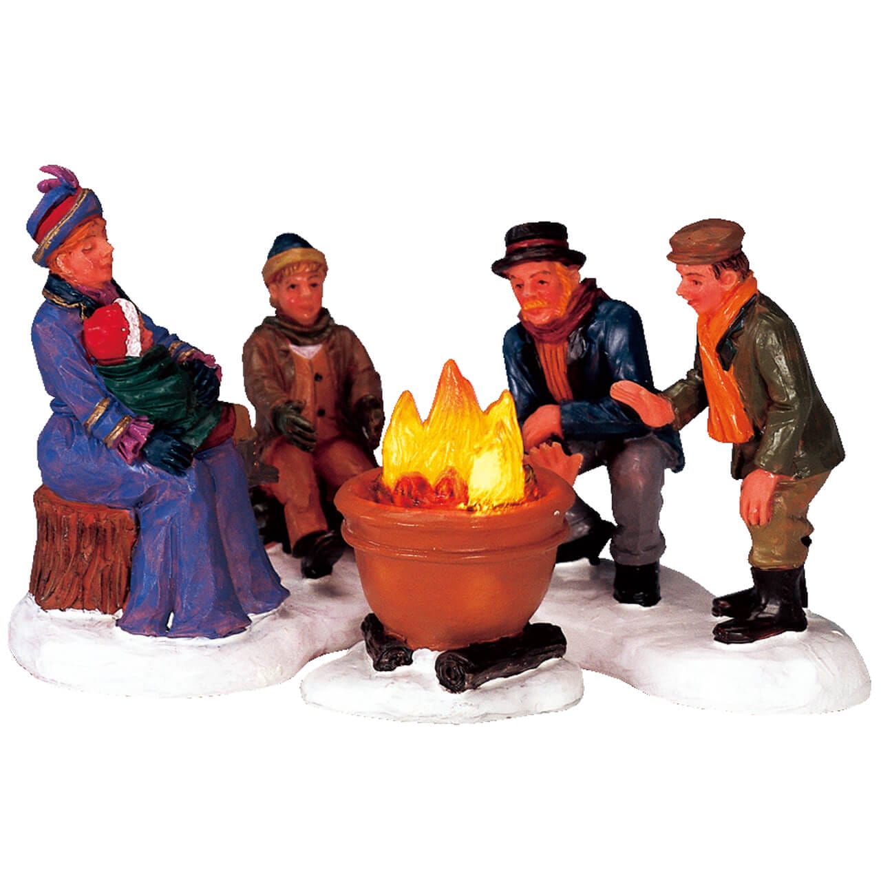 lemax-bonfire-set-of-3-lagerfeuer-miniatur-set image 1