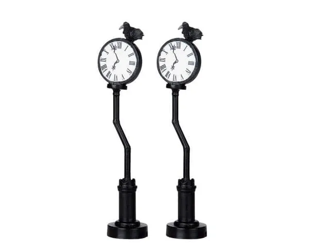 lemax-creepy-clock-spooky-town-accessoire image 1