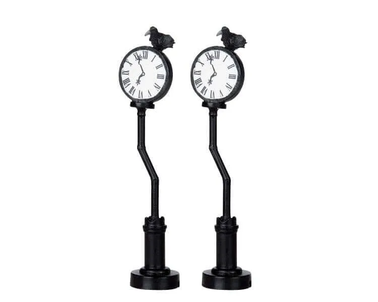 lemax-creepy-clock-spooky-town-accessoire image 1