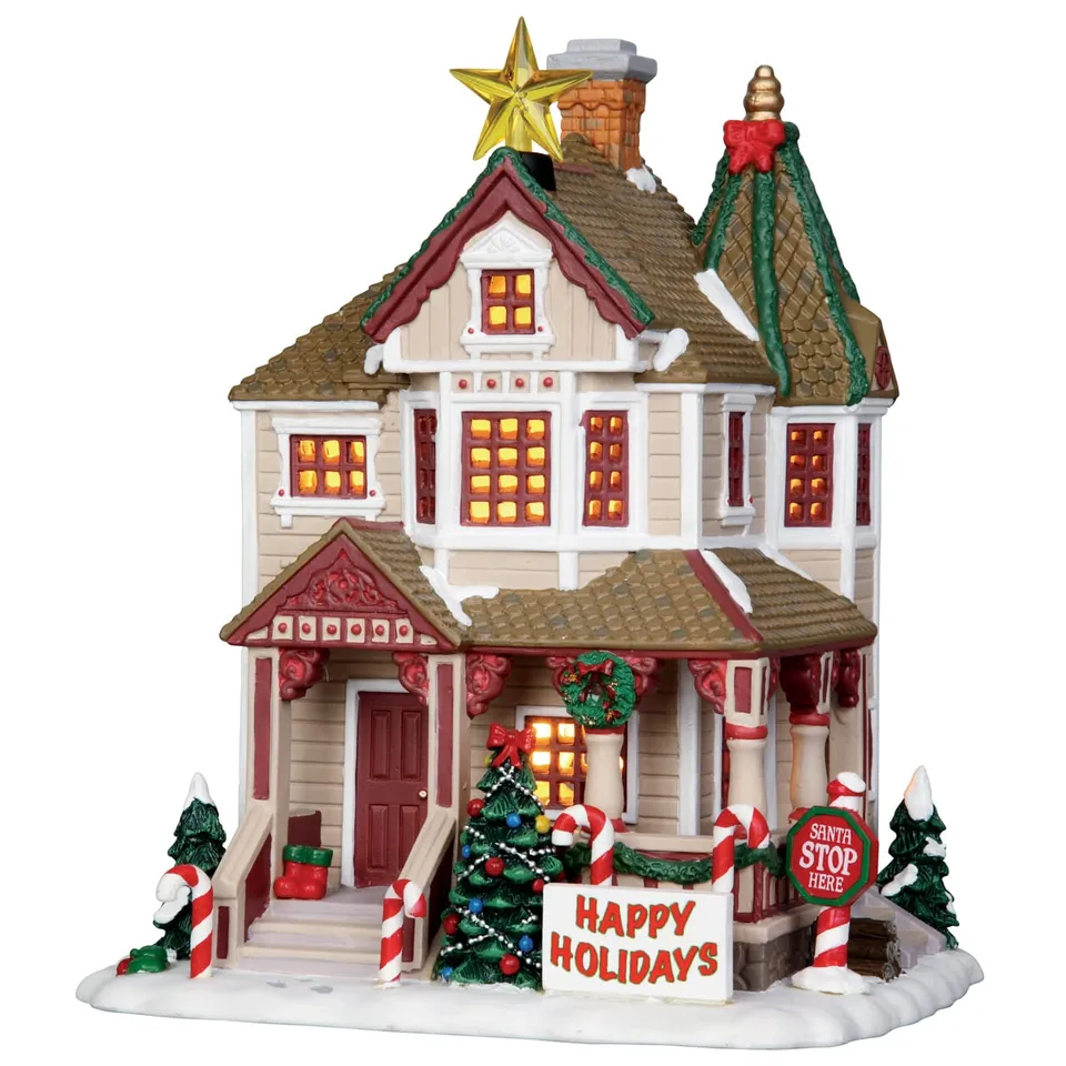 lemax-madison-residence-beleuchtetes-wohnhaus-miniatur image 1
