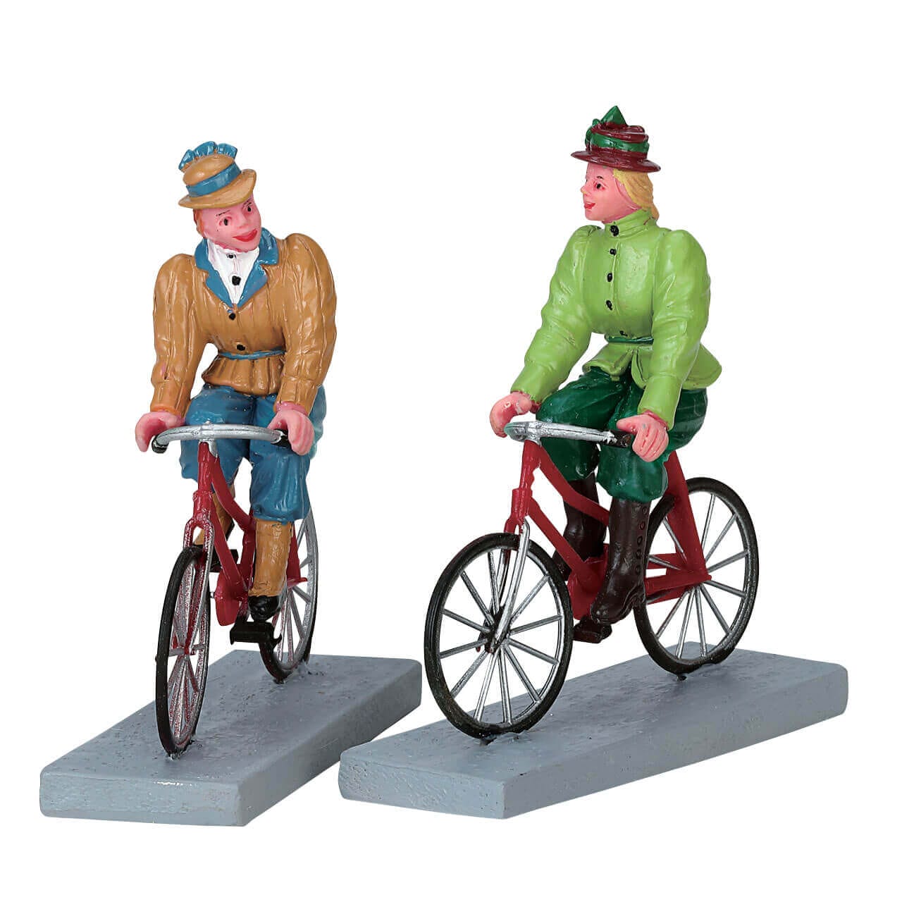 lemax-bloomers-and-bicycles-set-of-2-caddington-miniatur-set image 1