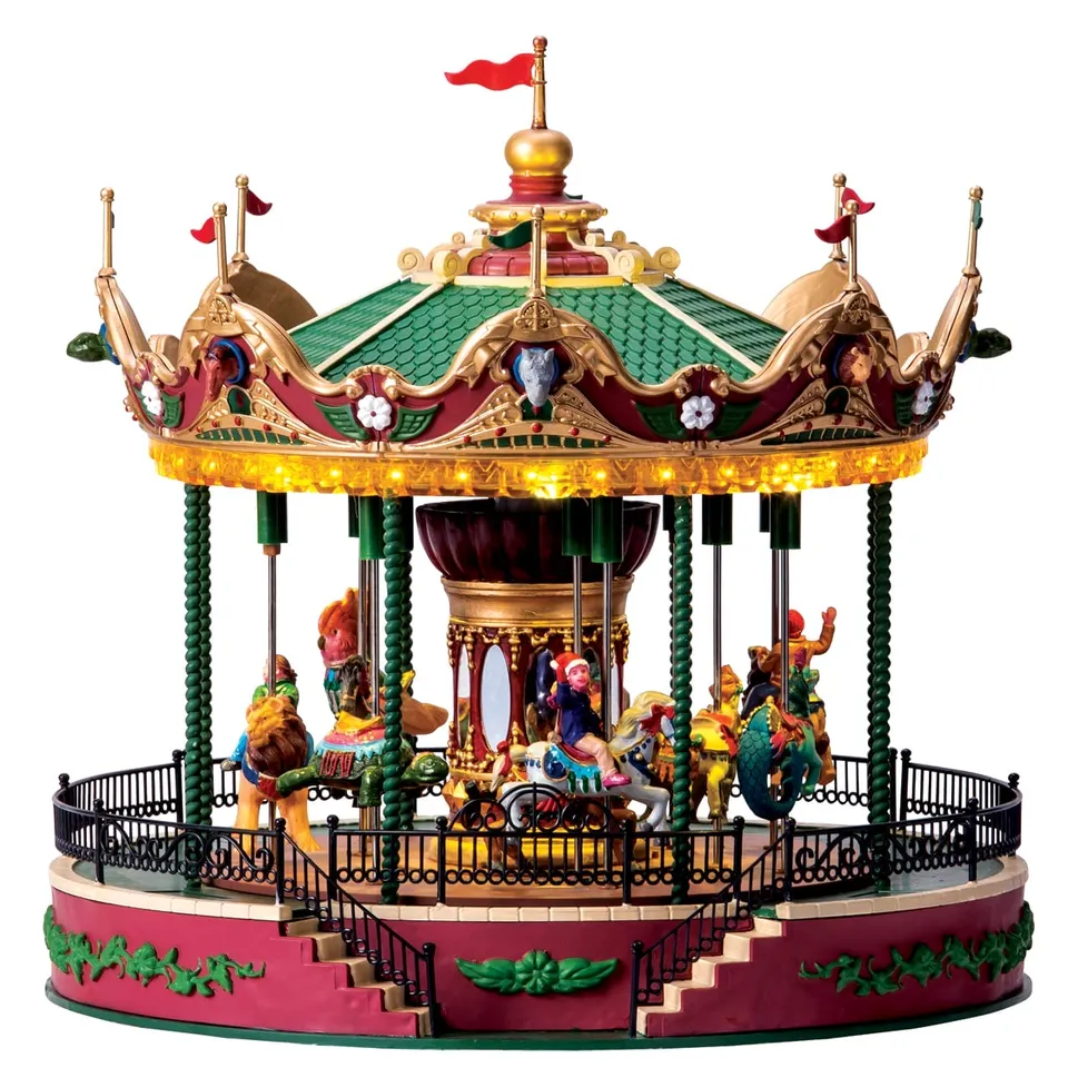 lemax-coventry-cove-jungle-carousel-karussell image 1