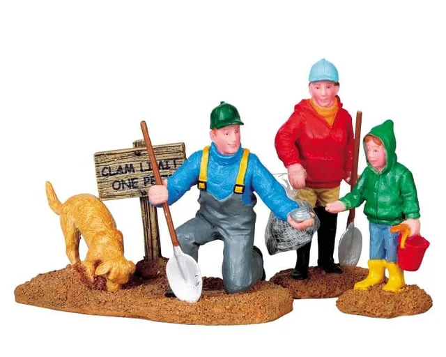 lemax-winter-clamming-miniatur-figur image 1