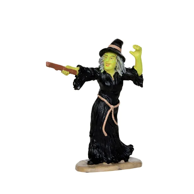 lemax-witch-casts-spell-spooky-town-miniaturfigur image 1