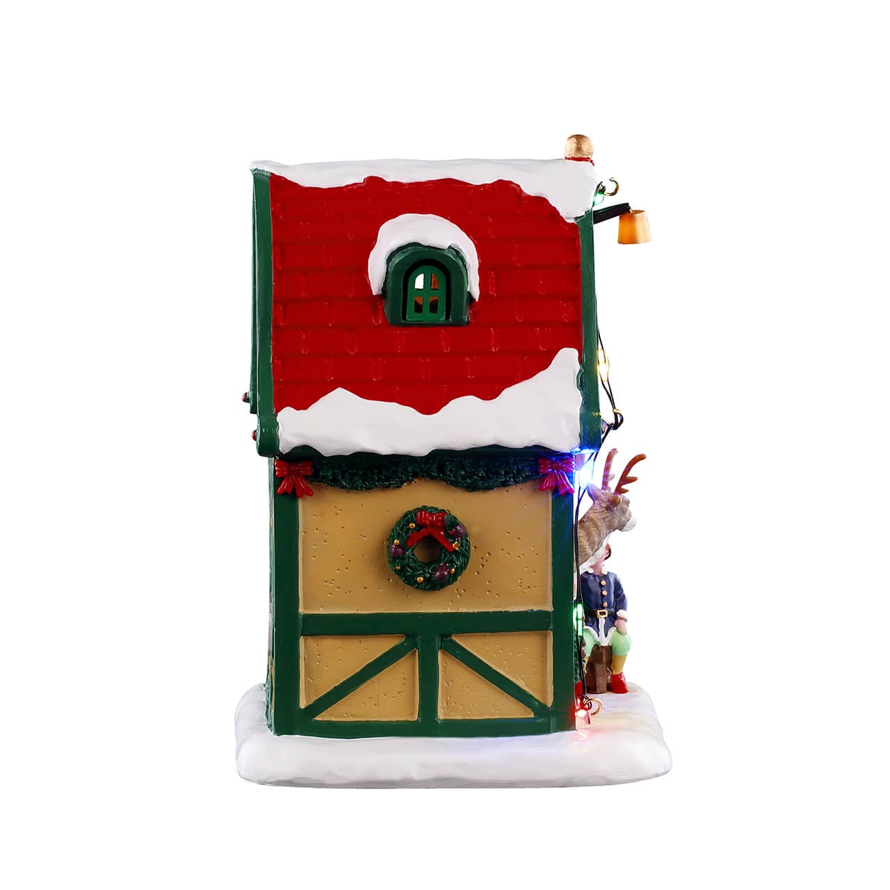 lemax-cupid-s-den-rentierstall-miniaturhaus-santa-s-wonderland image 2