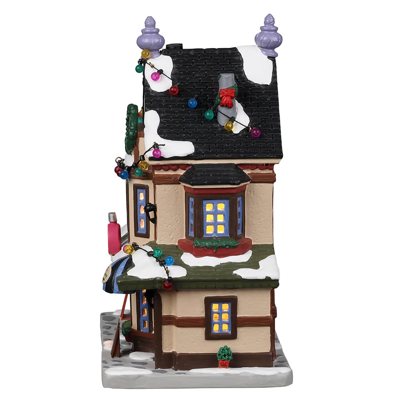 lemax-penny-lane-shoppes-caddington-beleuchtetes-haus image 3