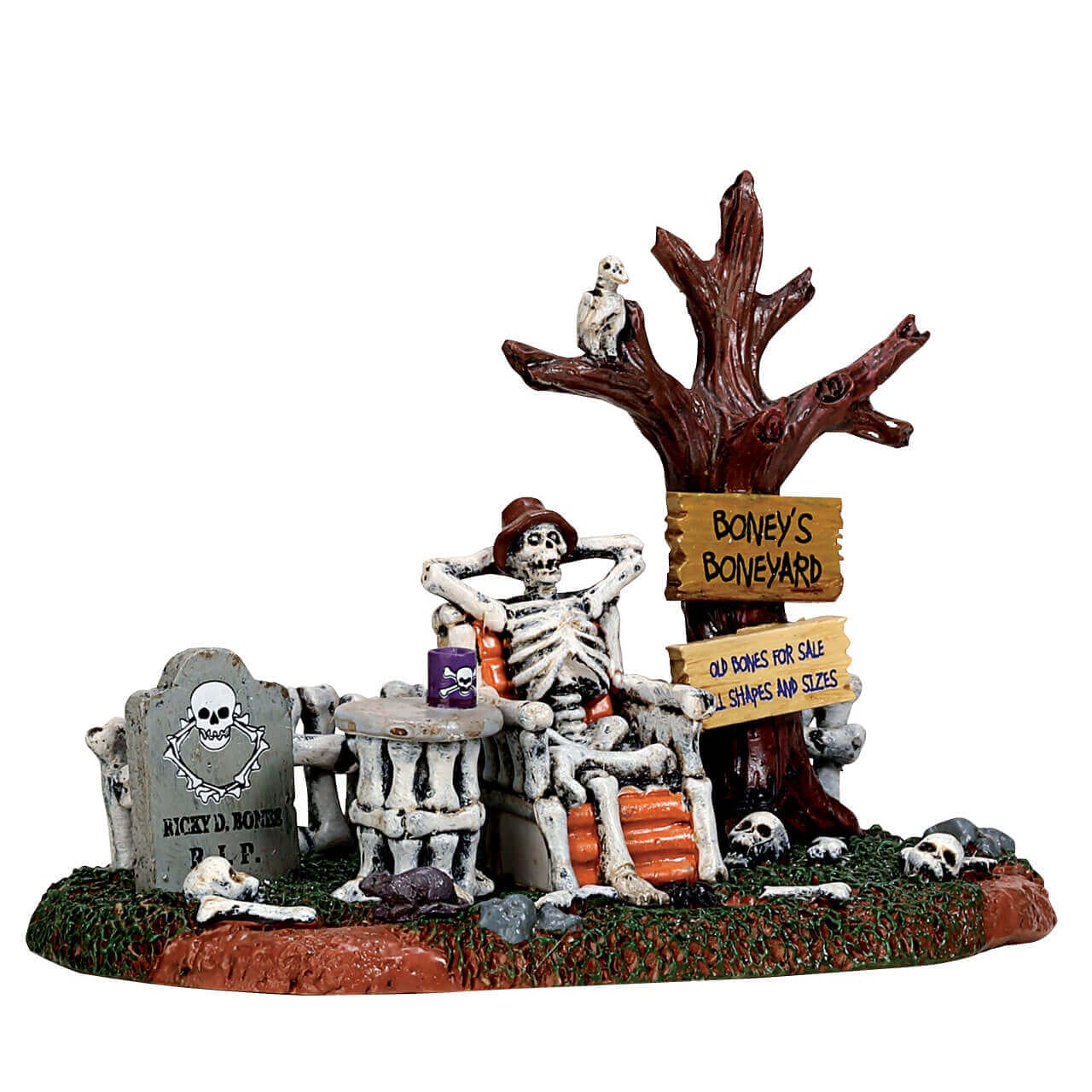 lemax-welcome-to-the-boneyard-spooky-town-szene image 1