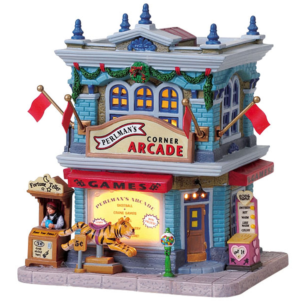 lemax-pearlman-s-corner-arcade-weihnachtsdorf-geb-ude image 1