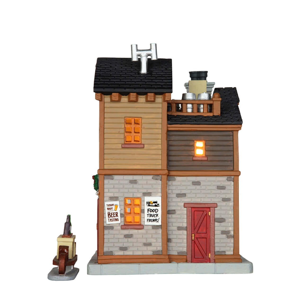 lemax-village-wine-beer-garden-weihnachts-miniaturszene image 4