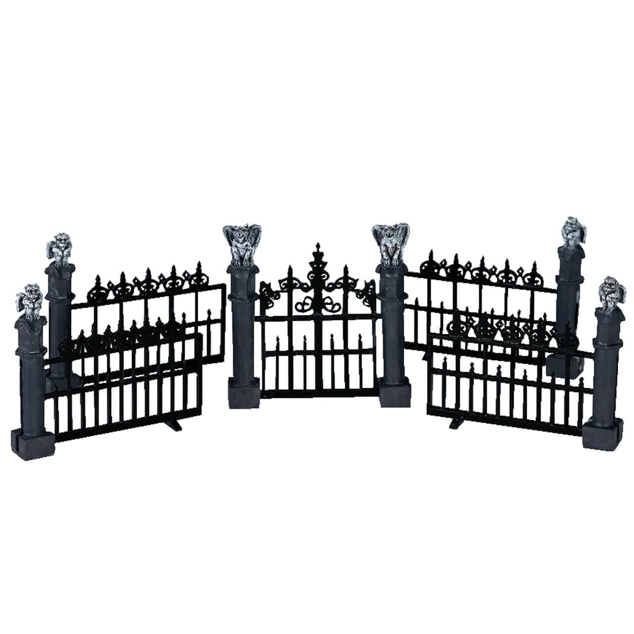 lemax-gargoyle-fence-5-teiliges-zaun-set image 1