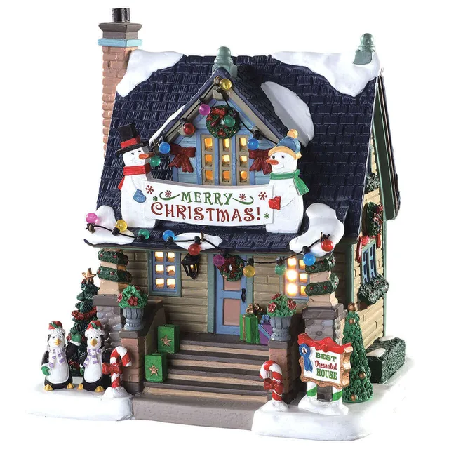 lemax-best-decorated-house-weihnachtsdorf-haus-mit-festbeleuchtung image 1