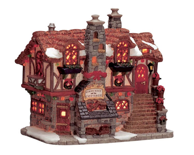 lemax-birds-nest-cottage-haus-beleuchtetes-weihnachtsdorf-geb-ude image 2