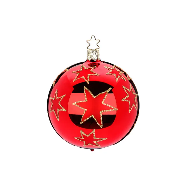 inge-glas-weihnachtssterne-christbaumkugel-glaskugel-6-cm-rot image 1
