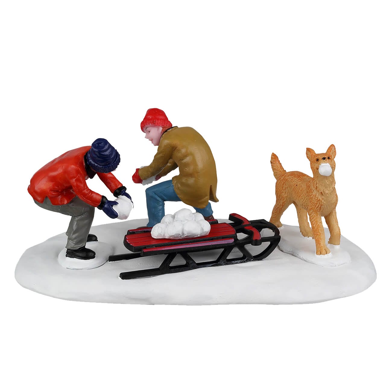 lemax-snowy-ammo-operation-schneeballschlacht-figur-vail-village image 5