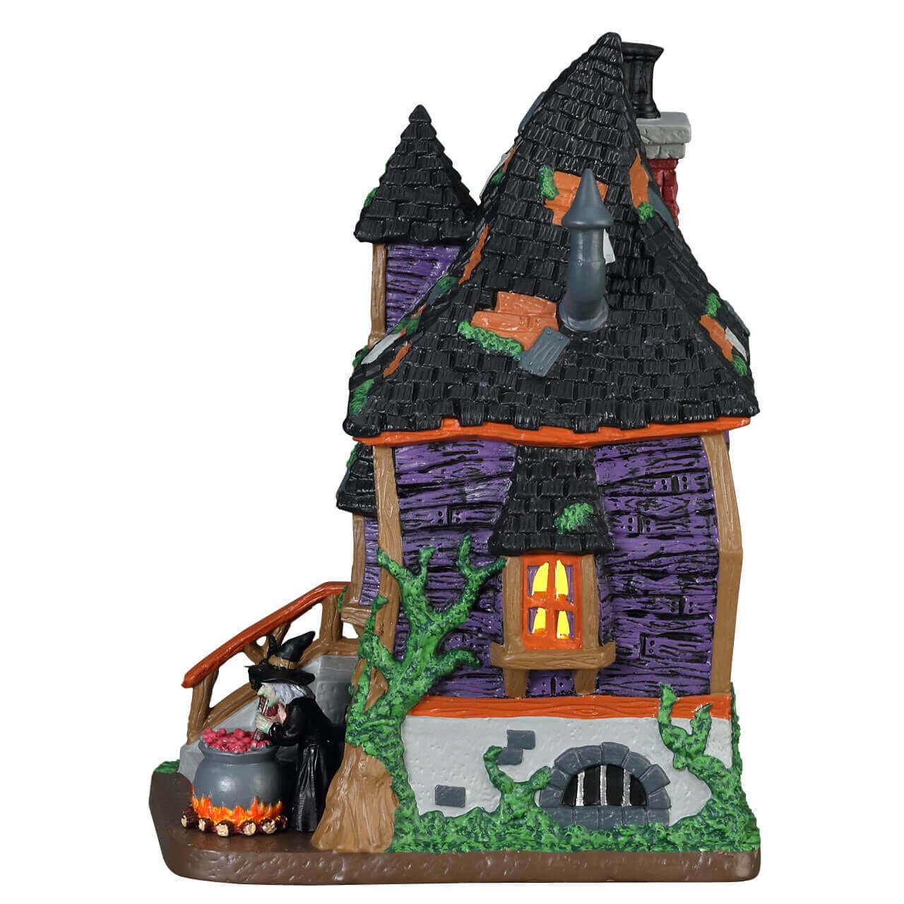 lemax-witches-bungalow-halloween-hexenhaus-beleuchtet image 2