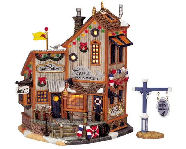 lemax-salty-s-shell-shack-beleuchtetes-miniaturhaus image 1