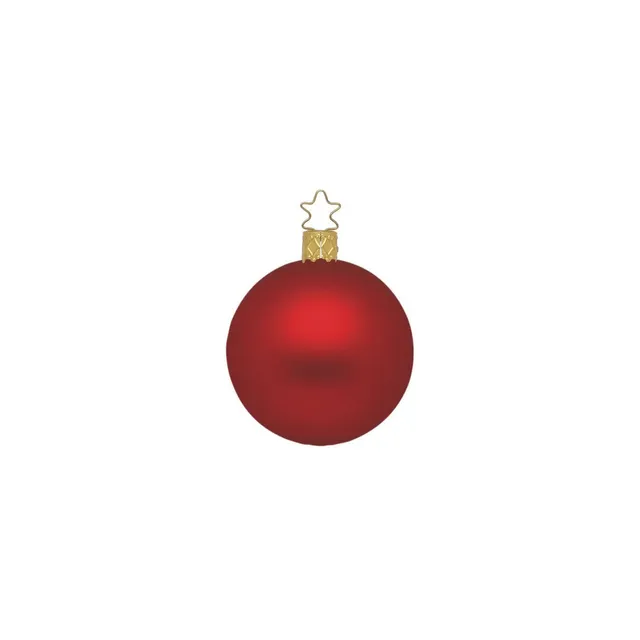 inge-glas-christbaumkugeln-ochsenblut-matt-6-cm image 1