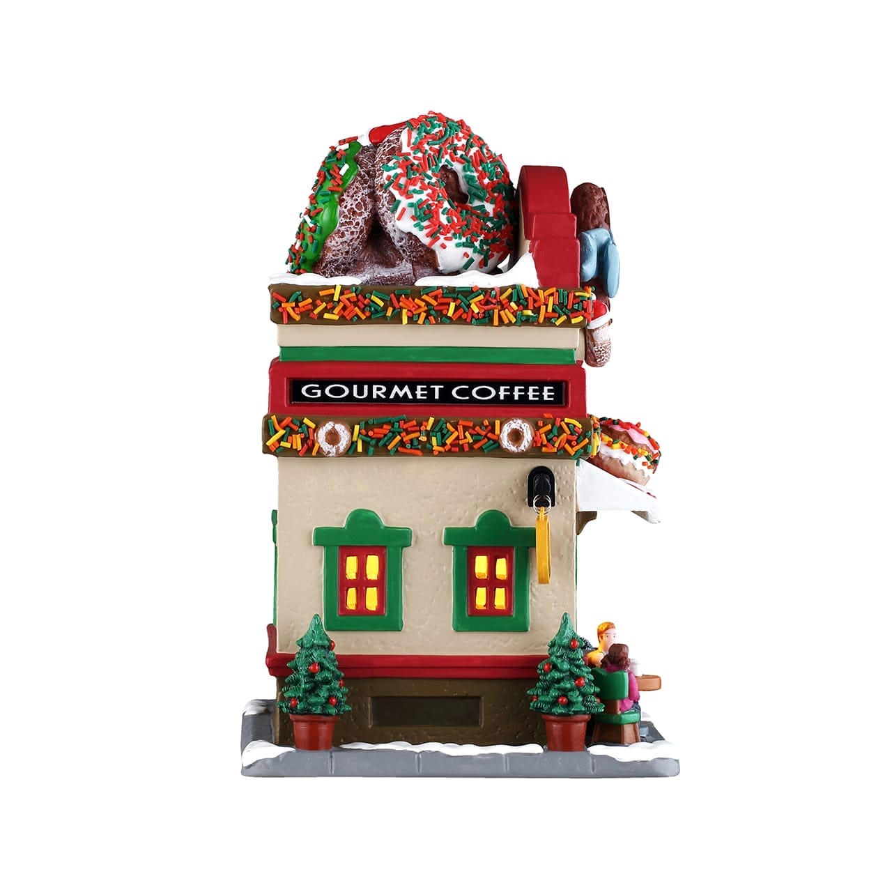 lemax-donut-deli-beleuchtetes-miniatur-geb-ude-donut-shop image 2