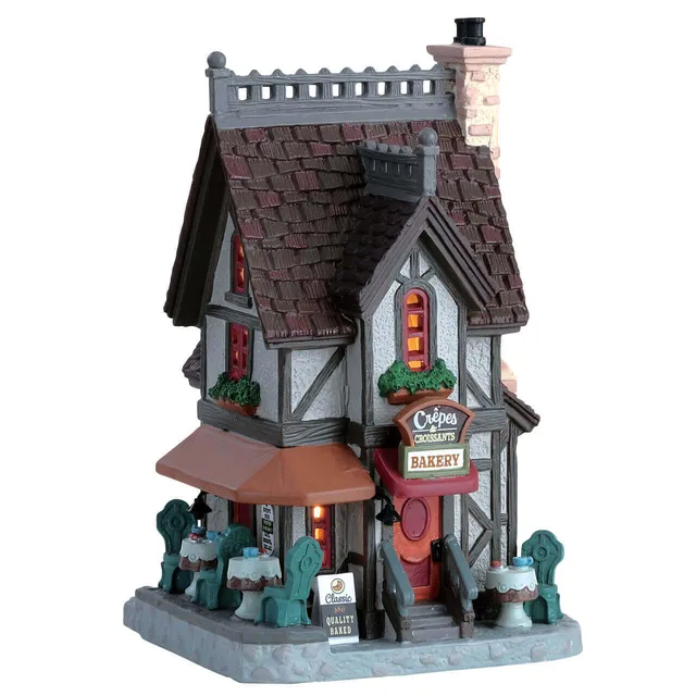 lemax-crepes-croissants-bakery-beleuchtetes-miniaturhaus image 1