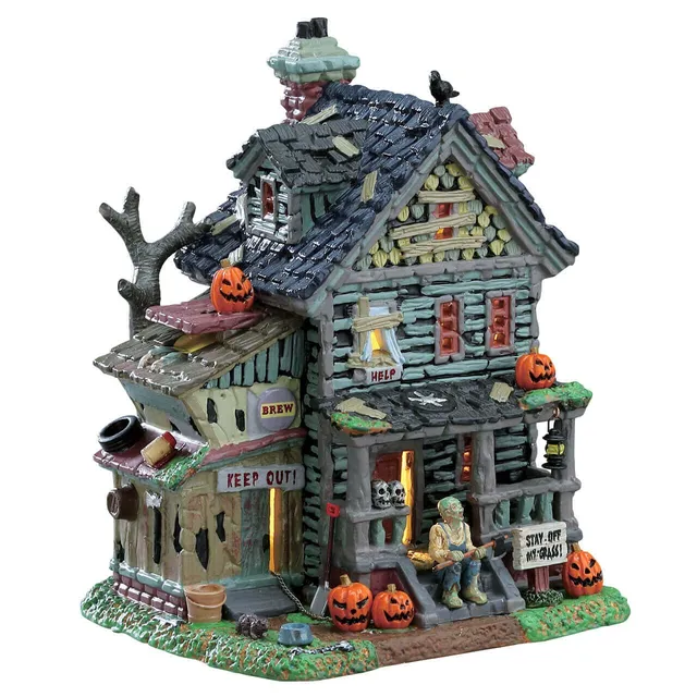 lemax-creepy-neighborhood-house-spooky-town-gruselhaus image 1