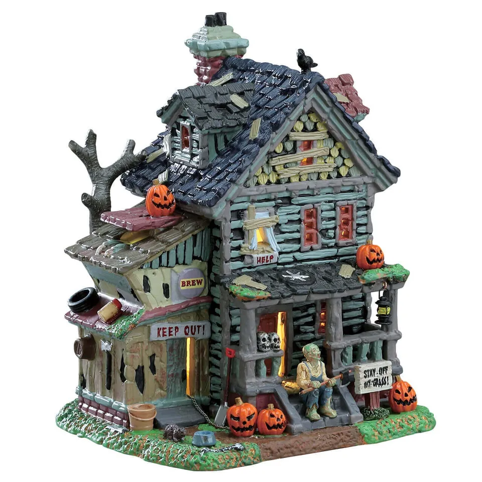 lemax-creepy-neighborhood-house-spooky-town-gruselhaus image 1