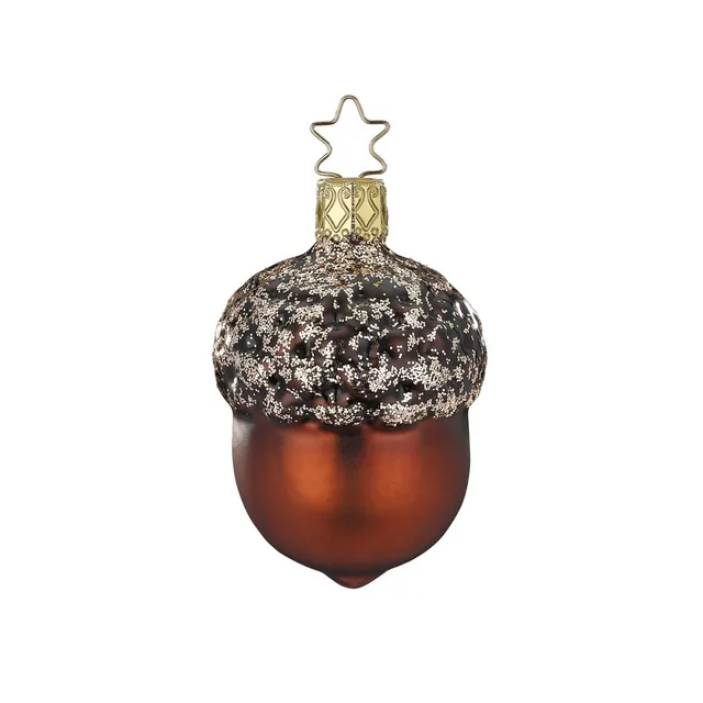 inge-glas-eichel-glas-anh-nger-natur-7-cm image 1