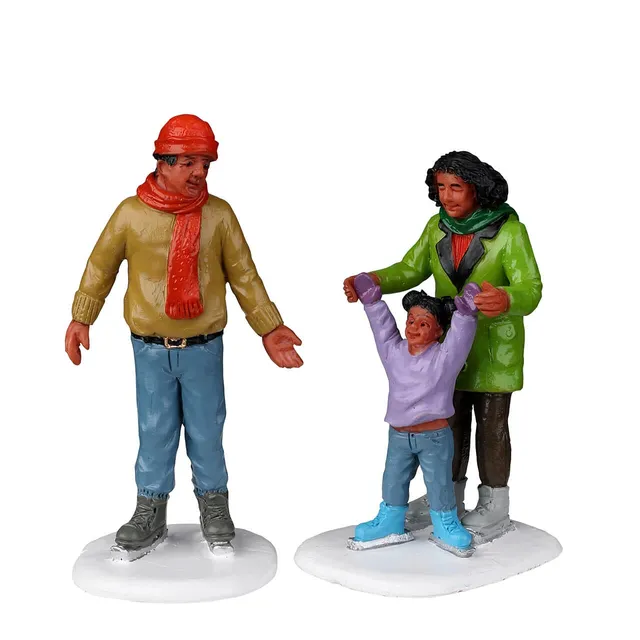 lemax-family-ice-follies-miniatur-figurenset-eisl-ufer image 1