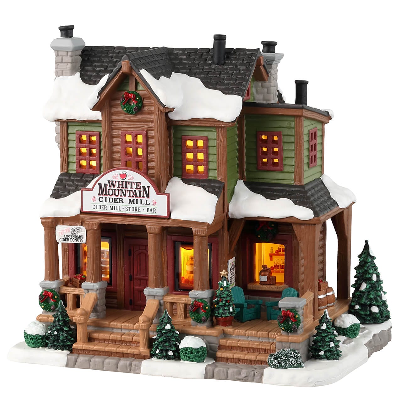 lemax-white-mountain-cider-mill-miniaturhaus-vail-village image 4