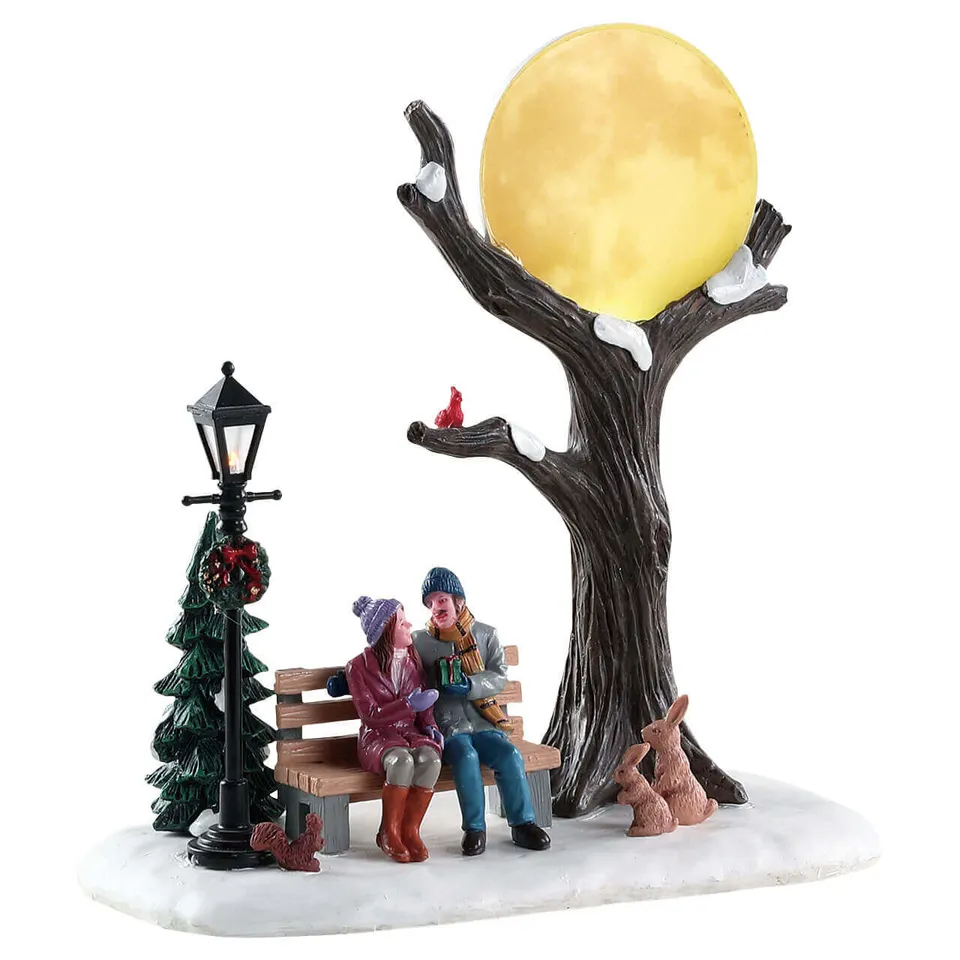 lemax-christmas-moon-beleuchtete-miniatur-mond-deko-vail-village image 1
