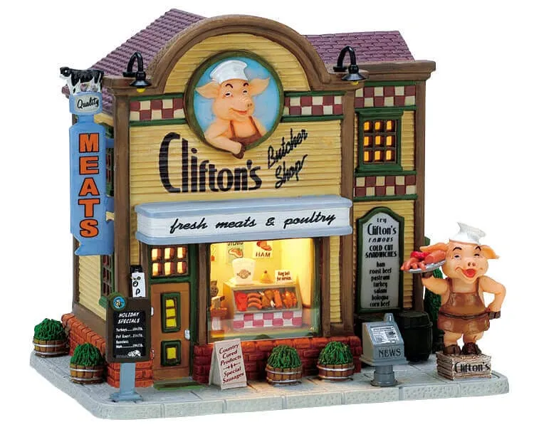 lemax-clifton-s-butcher-shop-miniatur-geb-ude image 1