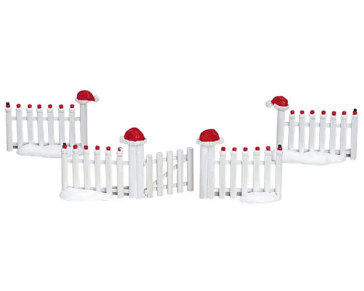 lemax-peppermint-pickets-weihnachtsdorf-zaun-accessoire image 2