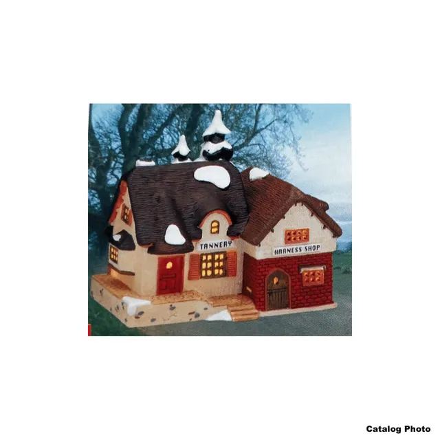 lemax-tannery-harness-shop-beleuchtetes-dorfhaus image 1