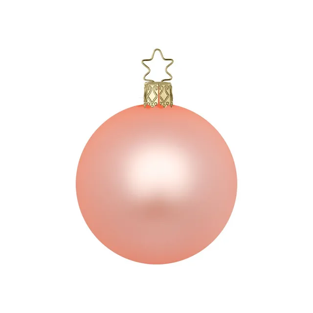 inge-glas-kugel-christbaumkugel-apricot-matt-12-cm image 1