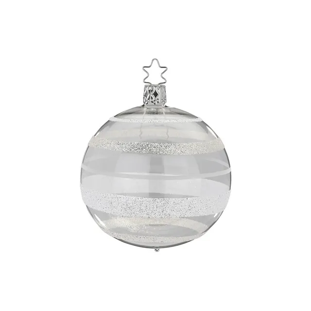 inge-glas-schillernde-streifen-6-cm-christbaumkugel-glasklar image 1