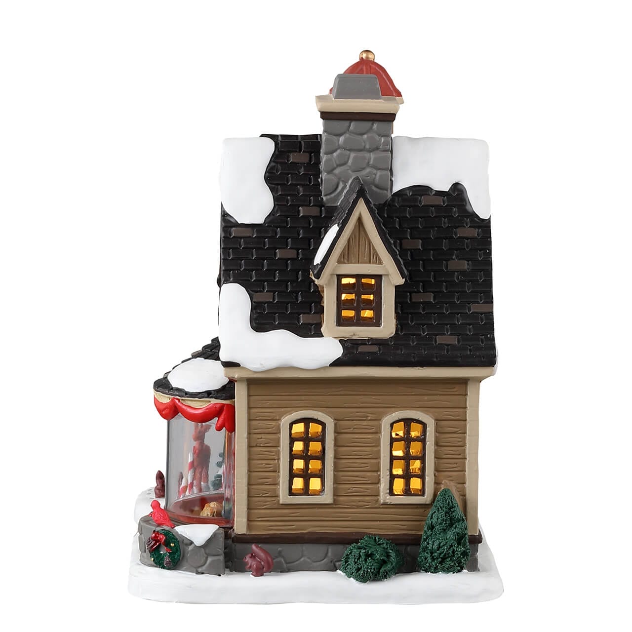 lemax-here-s-to-the-holidays-winterhaus-mit-kamin-szene image 3
