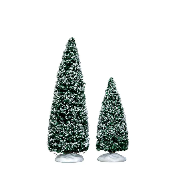 lemax-snowy-juniper-tree-set-2-teilig-mittel-klein image 1