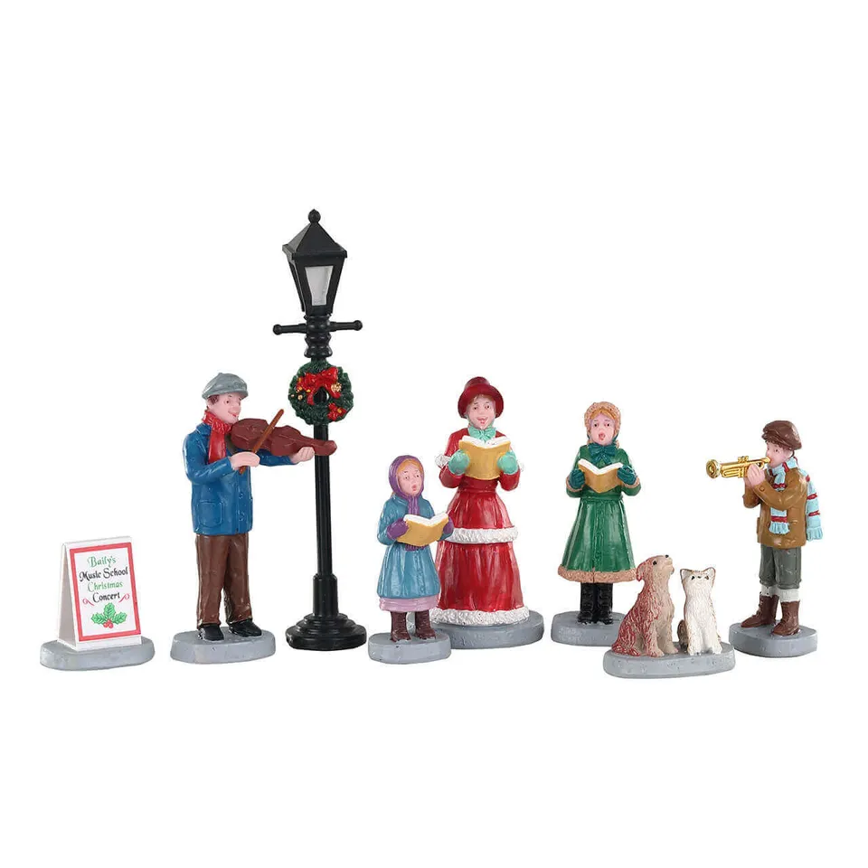 lemax-baily-s-music-school-carolers-miniatur-chorfiguren-caddington image 1