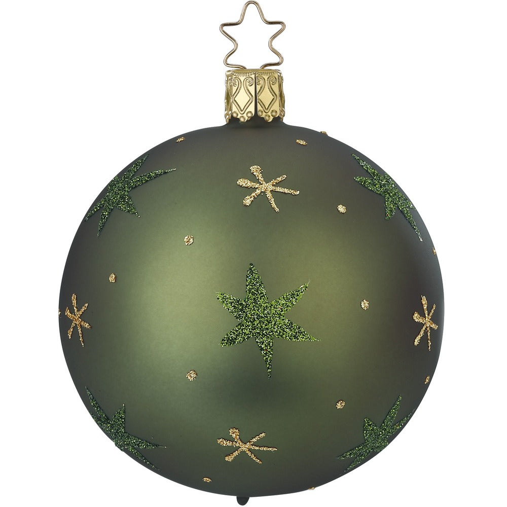 inge-glas-sternenhimmel-10-cm-gl-nzende-christbaumkugel-mit-sternenmotiv-aus-gla image 1